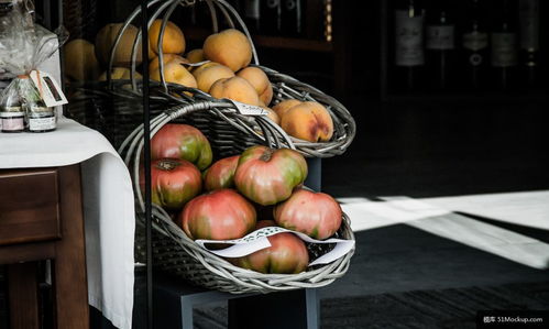 植物 水果 食品 苹果 生产 购物篮 美食摄影图片